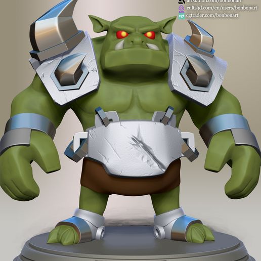 Stylized Orc Monsters 3D model