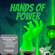 Hands-of-Power-Green-Lantern.png Green Lantern - Controller Holder - Hands of Power - Mas Fuego 3D Productions