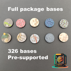 full.png Package of bases for miniatures