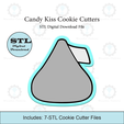 Etsy-Listing-Template-STL.png Candy Kiss Cookie Cutters  | STL Files