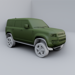 1.png Файл STL Land Rover Defender 110 2021・Дизайн 3D принтера для загрузки