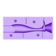 contre moule blaster shad 1.stl leurre souple - fishing lure - blaster shad