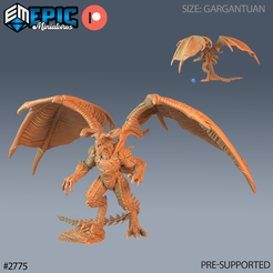 2775-Terror-Dragon-Gargantuan.png Terror Dragon ‧ DnD Miniature ‧ Tabletop Miniatures ‧ Gaming Monster ‧ 3D Model ‧ RPG ‧ DnDminis ‧ STL FILE