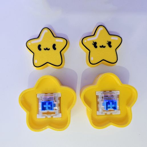 ⭐ Star Clicker - Cute Star Clicker (Boy & Girl)・ 3D File for 3D ...