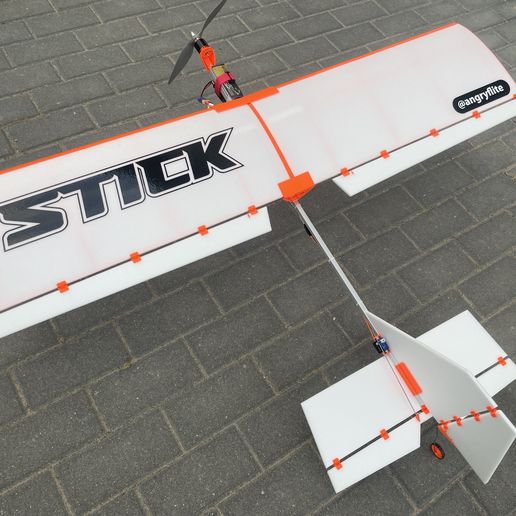 IMG_3329.jpeg Flying Stick 120cm - Hybrid 3D printed + XPS/Depron foam RC plane