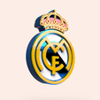 Real.png FC Real Madrid 3D Logo 3D model