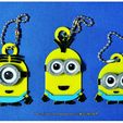 minion_14.jpg Minions Keychain / Paper Clip / Bag Clip / Money Clip / Bookmark / Magnets