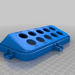 Patrol_GR_Y-61_botonera_portagafas_10_interruptores.png Fichier 3D gratuit Botonera GR Y61 para 10 interruptores / GR Y61 keypad for 10 switches・Objet imprimable en 3D à télécharger