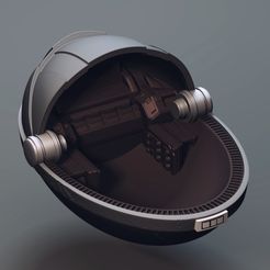 ship5.jpg 3D file Baby Yoda - Pod - Fan Art・3D printing template to download