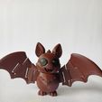 7.jpg 🦇 Flexi Chibi Bat - STL Pack | Print-in-Place + Print-in-Parts + Keychain Edition