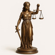 law.png Printable Lady Justice Statue STL OBJ 3D Model