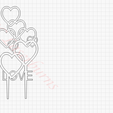 capture-20240206-150526.png Plant trellis SVG Houseplant stake  svg file plant support 1 love heart design