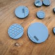 IMG_20240413_171618.jpg 55 mm Urban Hex Base Toppers for Infinity the Game - Set 2