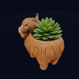 Highland-Cow-Planter-3D-HCPR1-Render3.png Highland Cow Planter 3D HCPR1