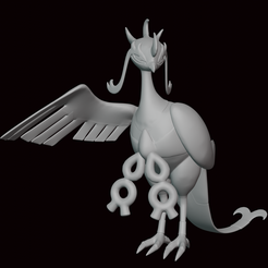 Fezandipiti.png Fichier STL Figurine Pokemon Fezandipiti・Plan pour imprimante 3D à télécharger