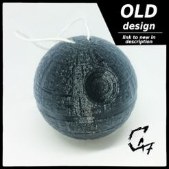 Death-Star-Ball.jpg Free STL file Death Star Bauble decoration・3D printer model to download