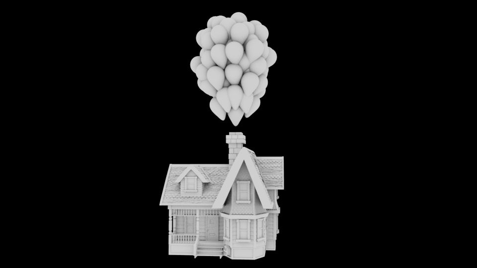 uphouseA.jpg Download OBJ file Up House • 3D printable template, Pukwudgie