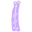 butterfly_handle_1.stl 100% Printable CS:GO Butterfly Knife