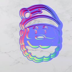 Screenshot_20201213-223919_Chrome.jpg STL file Santa Claus 🎅 cookie cuter・3D print design to download