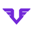 Valkyrie_Logo.stl Valkyrie Rudder Pedals