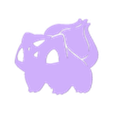 bulbasaur.stl Bulbasaur Silhouette