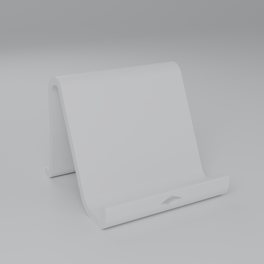 Foldable Phone Stand – Wave | One Flowing Curve | Open & Closed Mode