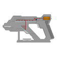 8.png Asuran Replicator Stunner - Stargate - Printable 3d model - STL + CAD bundle - Personal Use