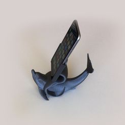 unnamed__24_.jpg Free STL file Iphone 6 Plus & 6S Plus dolphin stand・Object to download and to 3D print