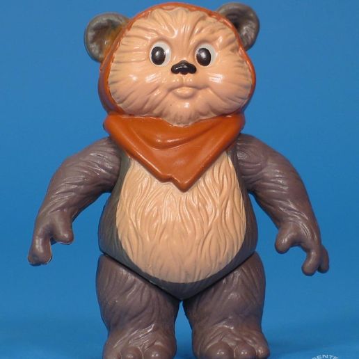 Wicket W. Warrick Ewoks 1985 Kenner 3D model