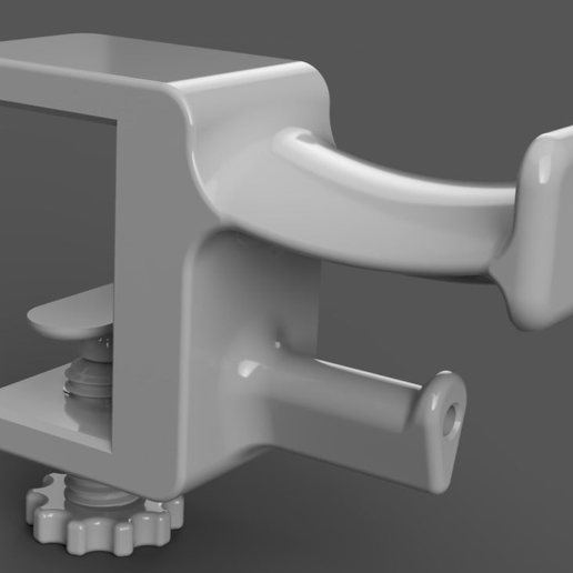 model2.png Современный настольный держатель для наушников - 20 - 32 мм [Обновить]