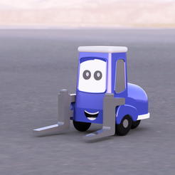 Guido_png.png Free STL file Cars Forklift・3D printing design to download