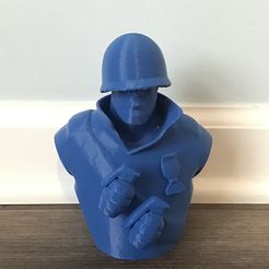 Buste du soldat de Team Fortress 2