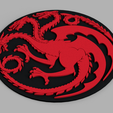1.png Daenerys Targaryen House - Game of Thrones Logo Dragon Coaster