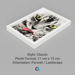 render-printorama-11x15-cm.jpg Free STL file Printorama Classic 11x15 cm - The Photo Frame from the 3D Printer・3D print design to download