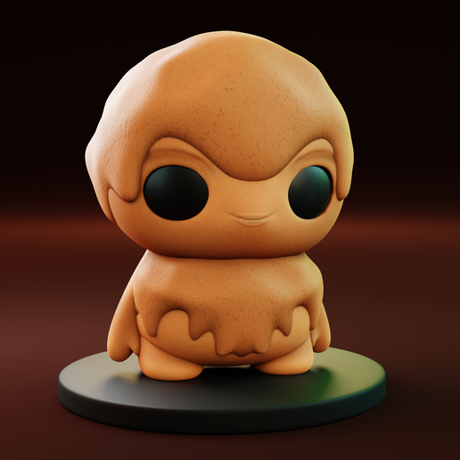 Molda – Cute Clay Lumimon 🏺 | Earth Element Fantasy Creature STL