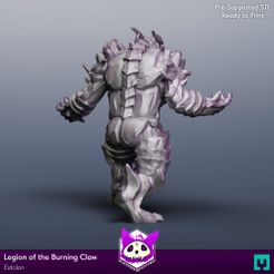Eidolon-Back.jpg 3D file Legion of the Burning Claw | Eidolon・Template to download and 3D print