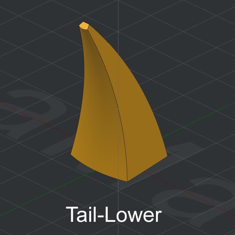 Tail-Lower.jpg STL file Grimlock・3D printing template to download, biglildesign