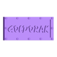plaquev2.stl Goldorak - Juego de cabezas