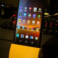iso.jpg Free STL file LG V20 dock・Object to download and to 3D print