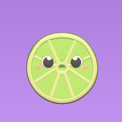 Cod201-Cute-Lemon-1.png 3D file Cute Lemon・3D print model to download