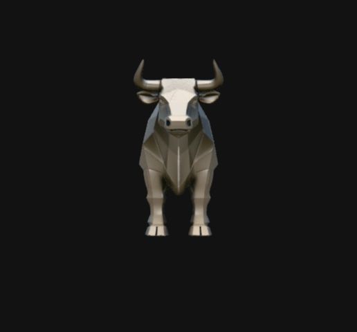 geometric bull statue4