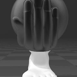 ALEXA_ECHO_DOT_5_FEET_HAND_V2.jpg Suporte Alexa Echo Dot 4a e 5a Geração Mão e Pé