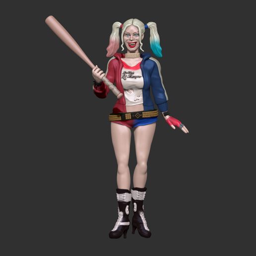 h1.jpg Harley Quinn Escuadrón Suicida modelo 3d