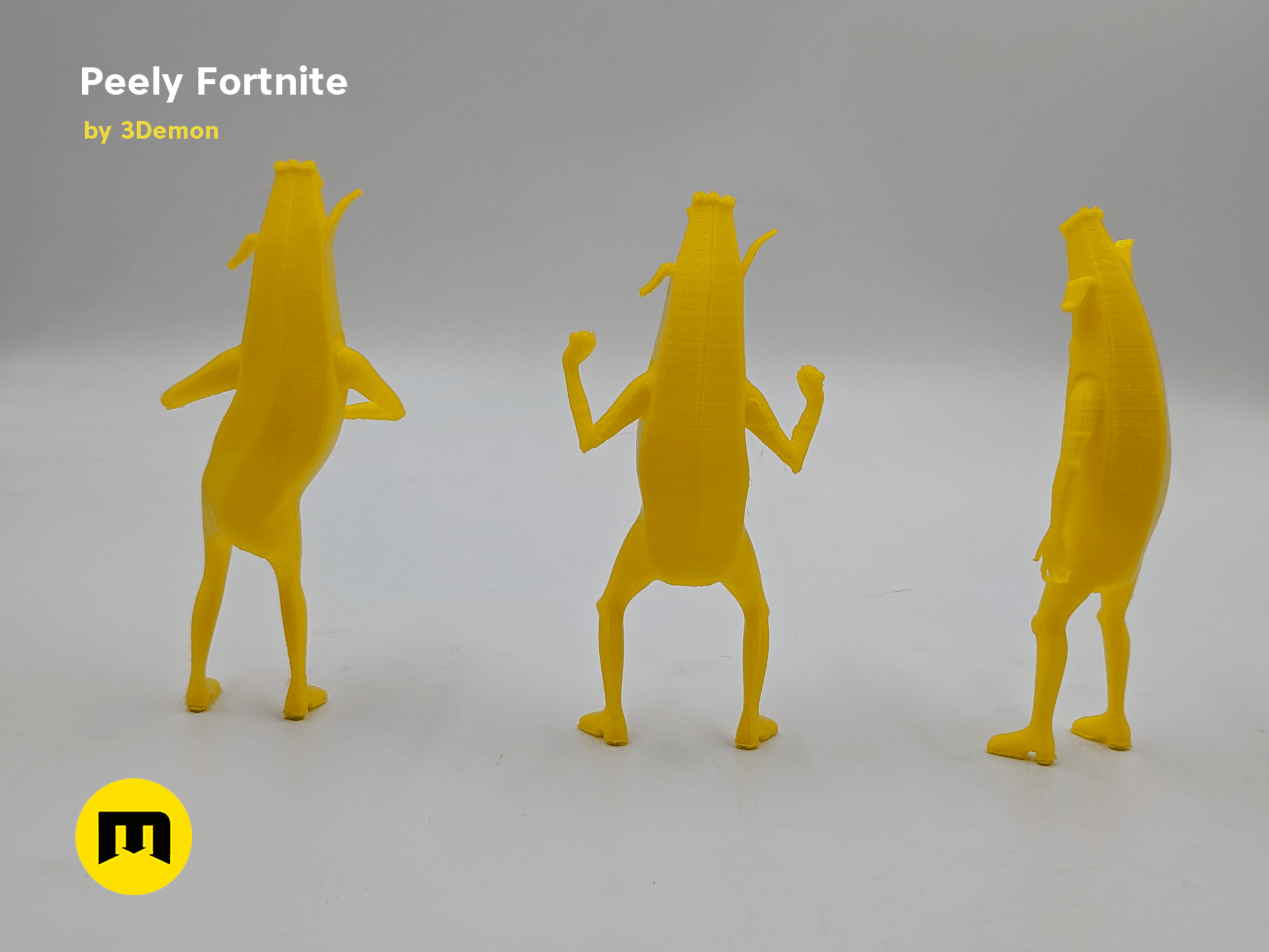 IMG_20190316_155259.png Download OBJ file Peely Fortnite Banana Figures • Object to 3D print, 3D-mon