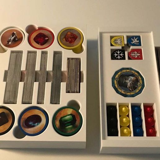 Splendor Insert (Including cities) for sleeved cards