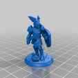 Paladin.png Free 3D file Pathfinder/DnD Minis・Template to download and 3D print