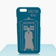 2DoctorWhoCaseIphone6.JPG Doctor Who Iphone 6 case - dual extrusion
