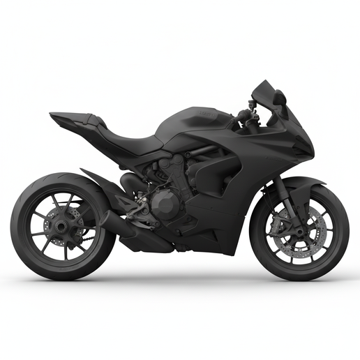 Ducati Supersport 950 wide tire motorcycle STL, motorcycle 3D model, motorcycle model kit, stretched swingarm bike STL, motorbike, motorcycle stand STL, track ready motorcycle STL, collectible motorcycle STL, chopper STL, racing motorcycle STL, motorcycle