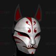 09.jpg Aragami 2 Mask - Kitsune Mask - Halloween Cosplay