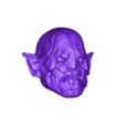Orc from Hobbit.obj Orc action figure head